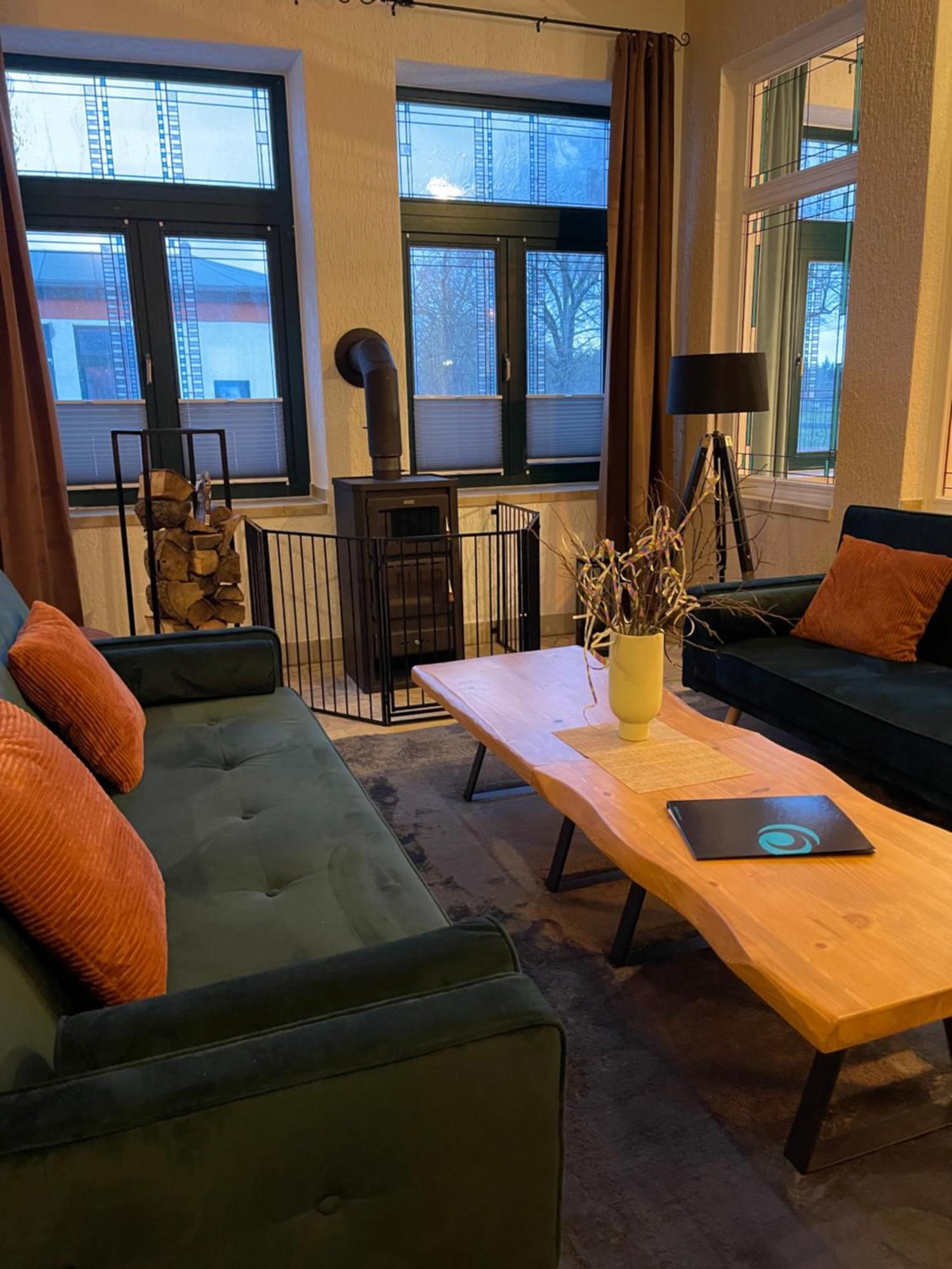 Ferienwohnung Mit Kamin Und Traumhafter Dachterrasse Mit Weitblick In Die Natur Neu Gaarz Exterior photo